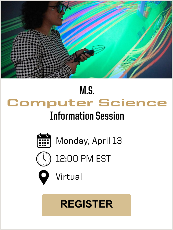 Computer Science Graduate Info Session on April 13 - Register Here