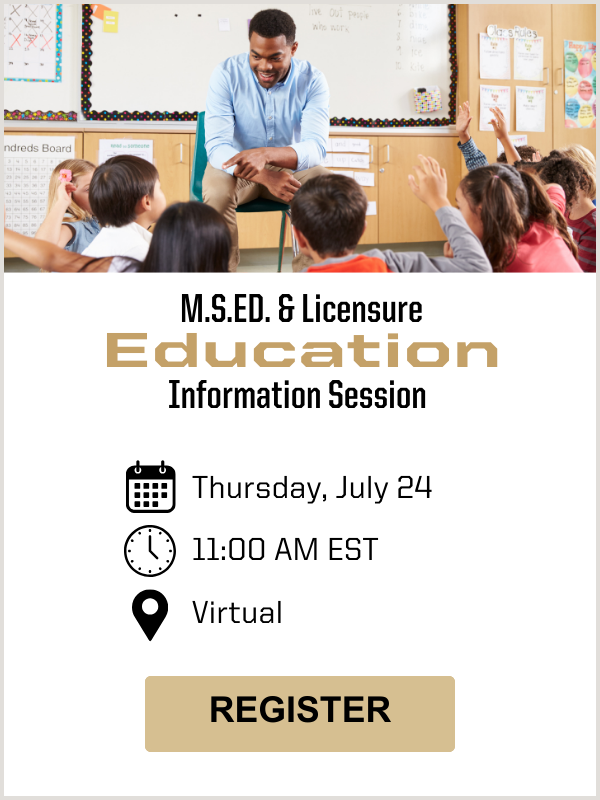 July 24, 2025 - Education Graduate Info Session